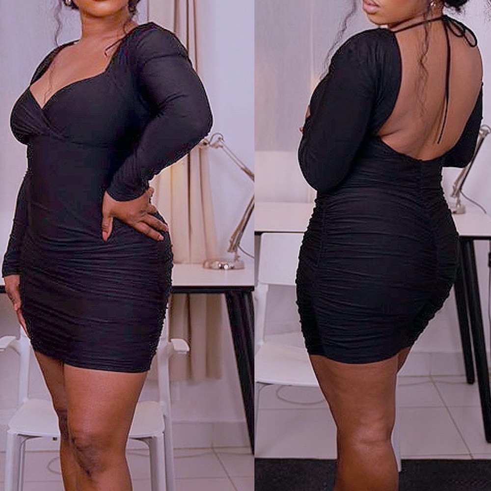 Tie the knot mini dress